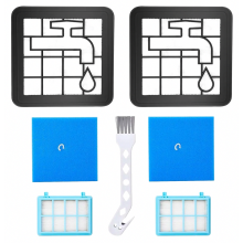 2-pack vervangende stofzuigerfilters voor FC9331/09, FC8010/02, FC9332/09, FC9329, FC9555, FC9333