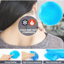 Paquete de 6 compresas de gel reutilizables de 11 cm, almohadillas médicas de enfriamiento para ojos, dolor de muelas, fiebre, niños y adult