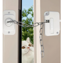 Paquete de 3 cierres de seguridad ajustables para ventanas, cerraduras para refrigeradores, lavadoras y gabinetes que no requieren perforaci