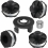 6 Pack Trimmer Spool and Cover Set, Durable Replacement Line Spools for Cordless Grass Strimmers 1