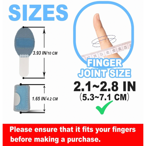 5 Pack Finger Splints, Stack Finger Brace for Trigger Finger, Mallet Finger, Capsule Tear and Immobilisation 1