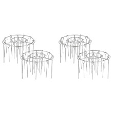4x Stainless Steel Air Fryer Skewer Rack 360 Even Cooking for Most Air Fryers 24 Skewers Stainless Steel Vertical Grill