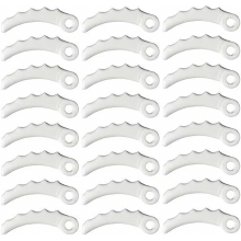 Verpakking van 24 kunststof vervangingsmessen voor een trimmerkop van 255 mm, 3,6 mm duurzame grasmessen.