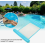 2 Pack Inflatable Foldable Water Hammocks with Mesh Seat and Headrest, Premium Nylon for Pool 4