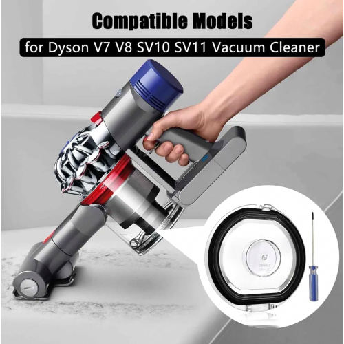 Dust Container Lid Replacement Cover for Cordless Vacuum Cleaner, Dust Bin Cap Spare Part Accessory 1