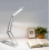 LED Desk Lamp, Dimmable and Foldable Rechargeable Aluminium Table Light with Daylight Mode, Silver 4