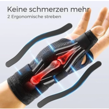 Ergonomic Thumb Brace for Right or Left Hand, Breathable Soft Thumb Splint for Arthritis and Tendonitis