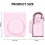 Instant Camera Case Compatible with Mini 12, Protective Cover with Photo Storage Pocket, Pink 3