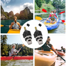 Adaptador de válvula SUP para compressor e bomba elétrica, compatível com pranchas de stand up paddle, caiaques e barcos infláveis.