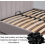 30 Pcs Black Plastic Bed Slat Holders, 54 x 10 mm Internal End Cap Brackets for Bed Frame Slat Support 4