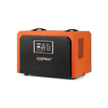 Déshumidificateur de 60l pour sous-sol 49 x 31.5 x 32 cm séchage rapide réglage ajustable en tôle orange 20_0011718 - Or