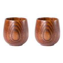 2X Handmade Wooden Old Fashioned Glass Whiskey Gift for Men, Dad, Husband,