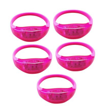 5Pcs Led Sound Control Bracelet Voice Control LED Glow Wristband for Party Bar Birthday Gift New Year Wedding Festival D