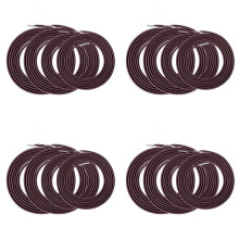Outil de Réparation de Cordon Élastique de Remplacement Inclinable pour Chaise Zero Gravity, Chaise Longue et Chaise Élastique, Paquet de 16 Brun