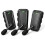 3PCS Cycling  Intercom Headset Waterproof Helmet Communication Earphone with 520m Low Latency Intercom 2