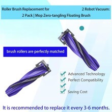2 Stuks Rolborstels Als Vervanging voor Flow / Flow 2 Robotstofzuiger