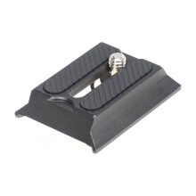 FOTGA Extended Tripod Plate Quick Release Plate Small Camera Quick Clamp Fast Mount PU Plate for Aka/Manfutu/ Serie Trip