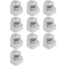10X PIR Infrared Motion Sensor AC110V-220V Motion Detector Adjustable for Indoor and Outdoor Multiple Scenarios