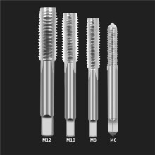 5pcs Metric Tap Drill Bit Set with T-Handle Wrench M3-M8 Threading Tools for Metal,Wood, Plastic Manual Tap Wrench Kit