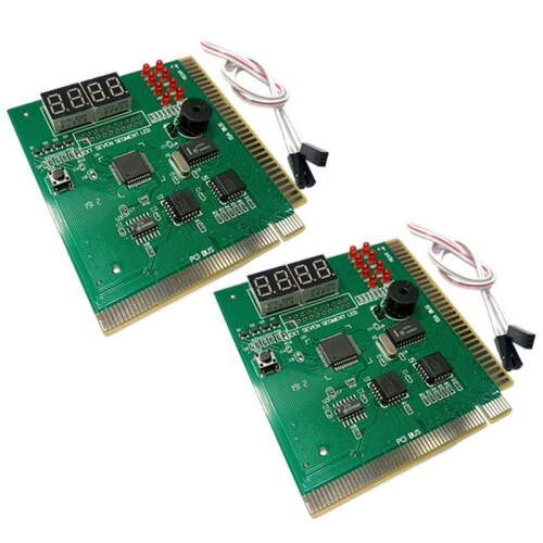 Carte de Diagnostic PC à Double Affichage Du Code POST, Port PCI ISA Standard à 4 Chiffres, pour Carte Mère de PC