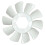 Ventilador de Substituição de 7 Polegadas para Transmissões para -Gear - Design de 10 Pás para Resfriamento e Durabilidade Aprimorados 50307 1