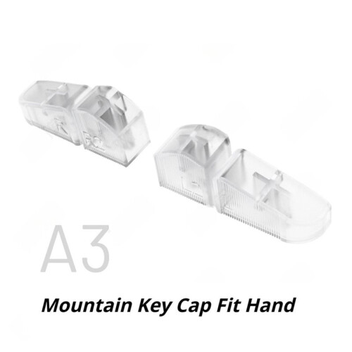 For TRIMUI BRICK Transparent Back Keycaps Set Replacement Back Keycaps Translucent Keycaps 3 Height Combo Set Game