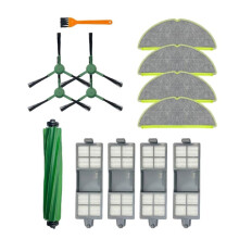 Hoofdborstel, Zijborstel, Dweil, 4 Filters, Reserveonderdelen voor 205 Stofzuiger/Combinatie-Accessoires