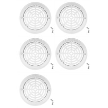 5set Copertura Dello Scarico Principale Della Piscina 8 Pollici Copertura Della Griglia Superiore Piastre di Montaggio Inferiori Copertura Dello