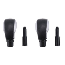 2X 5-Speed Gear Shift Knob  Shifter Black Silver for  605 406 205 407  SAXO XSARA