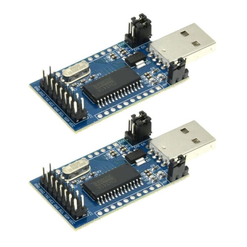 2PCS CH341A Programmer Module USB to UART IIC TTL ISP EPP/MEM Parallel Port Converter Onboard Operating Indicator