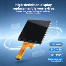 Para Consola de Juegos R36S de 3,5 Pulgadas, MIPI, 30 Pines, Pantalla LCD ZL040FIBN60 Sin Cubierta, Placa de Repuesto de 640x480
