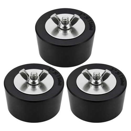 3 Pack 2 Inch Swimming Pool Rubber Winterizing Plug Heavy Duty Return Expansion Plug for Above Ground Pools