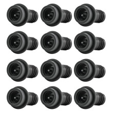 12pcs Vacuum Wine Stopper Set - Airtight Silicone Sealer Preserver for Red Wine Bottles, Keeps Wine Preserve Longer