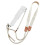 Multi Wear Camera Shoulder Strap Quick Detachable Buckle Length Adjustable Camera for  Osmo Pocket 3 White 1