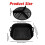 2 Pack Square Silicone Air Fryer Liners with Round Divider for 3 Flavors - Reusable Kitchen Accessory 7