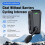 3PCS Cycling  Intercom Headset Waterproof Helmet Communication Earphone with 520m Low Latency Intercom 5
