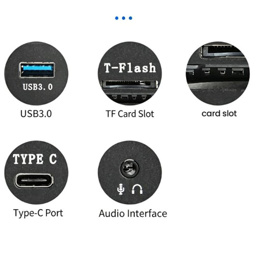 Old PC Case - 3.5 Inch Front Panel Hub, USB 3.0 with 2 USB-A + 1 USB-C , 3.5" Bay USB-C Front Panel for Desktop 2