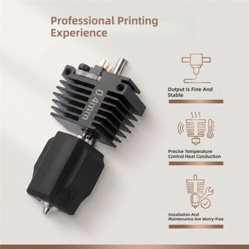 Pour Flashforge Creator 5/5 Pro : Ensemble de Buse D'Extrusion 0,4 mm avec Buses D'Extrudeuse C5 à Changement Rapide Intégrées 1