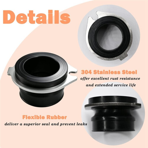 75499 Flex Coupler Garbage Disposal Replacement for , Anti-Vibration Tailpipe Mount Coupling, Replaces 74085 2