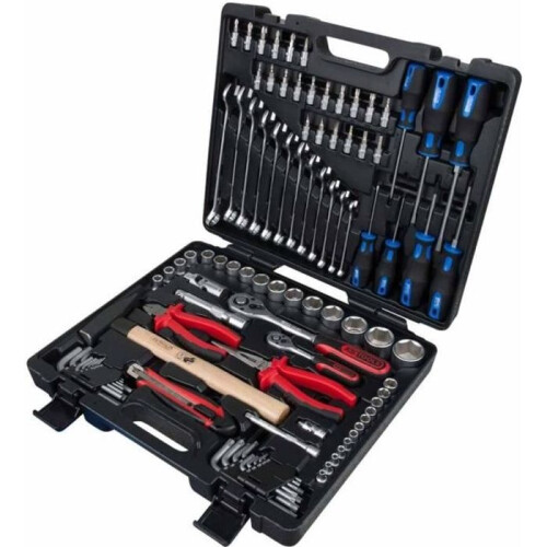 KS Tools Conjunto de ferramentas universal 97 peças e soquetes e bits 917.0797