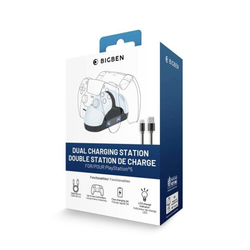 Doppia stazione di ricarica per controller Playstation 5 Nacon 2