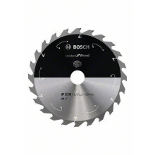 Bosch Cirkelzaagblad Standaard voor Hout voor accuzaag 210x1.7-1.2x30, T24 - 2608837713