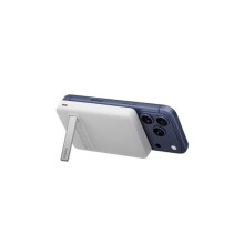 Boost. Cargador Slim Batería Externa Magnética 10K y Soporte - Blanco - Limitada - BPD016hqWH - USB Tipo C - Litio-ion