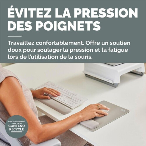 Fellowes Mouse pad Breyta XL com apoio para o pulso, areia 1