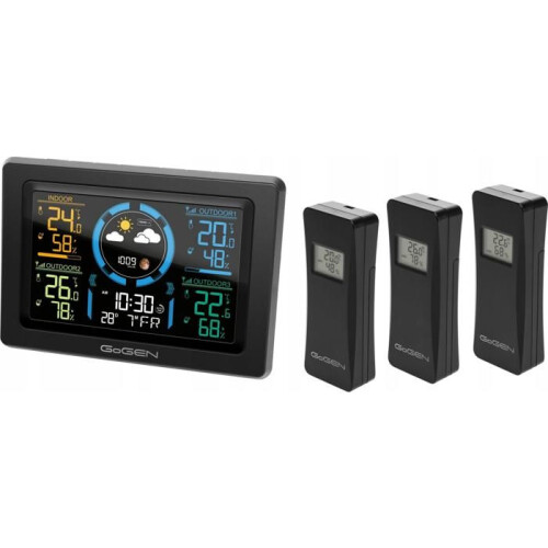 Wetterstation GoGen ME3397B mit Farb-LCD-Display