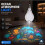 Projector LED Light E27 Lamp  Ocean World Pattern Lighting Projection Light Rotating Flash for Holiday Party 8