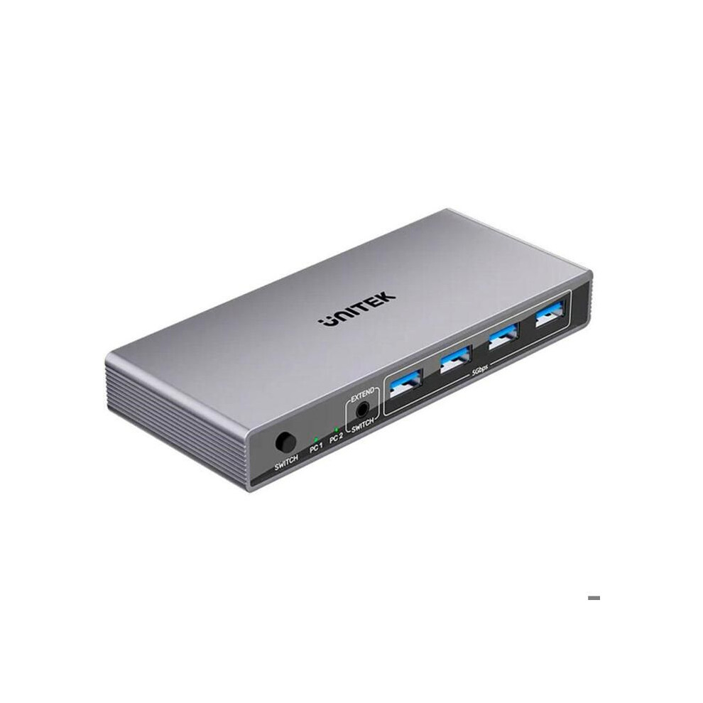 Unitek KVM-Schalter 8K@60Hz USB 3.0 5Gbps DP, KVM Switch, Grau - Image 5