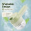 4 in 1 Handheld Electric Vegetable Cutter Food Fruit Chopper (Green), Automatic Functionality for Garlic Vegetables 5