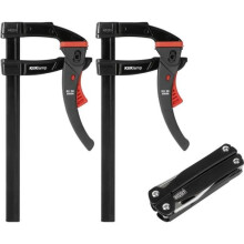 Serre-leviers Kliklamp KLIK mit Multifunktionswerkzeug Bessey KLI-SET-A Max. Spannweite: 200 mm Spannbereich: 80 mm