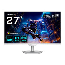 Monitor de juego - GIGABYTE - M27UP ICE - 27" 4K UHD - Modo doble 4K@160Hz/FHD@320Hz - DisplayHDR400, HDMI 2.1